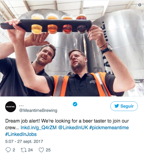 #SeBusca experto cervecero para trabajar como catador
