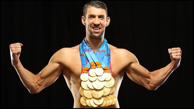Michael Phelps estuvo en la CDMX y dió una charla motivacional