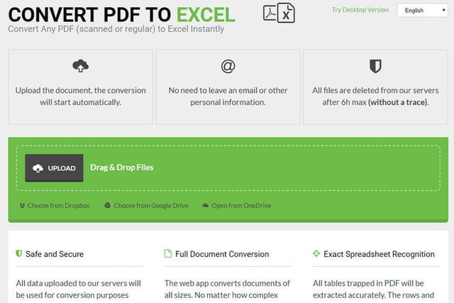 Te enseñamos a convertir un PDF en un archivo de EXCEL