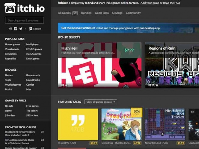 Cuatro sitios web para jugar videojuegos gratis
