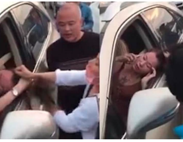 Cacha a la amante de su marido en su automóvil y pasa esto…