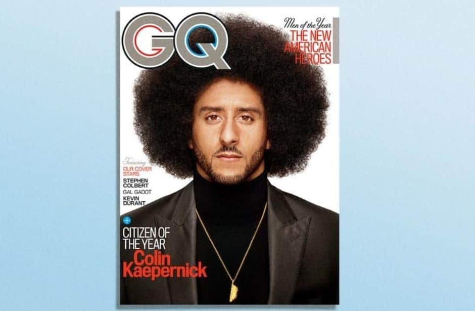 Colin Kaepernick es ´Ciudadano del Año´ en GQ