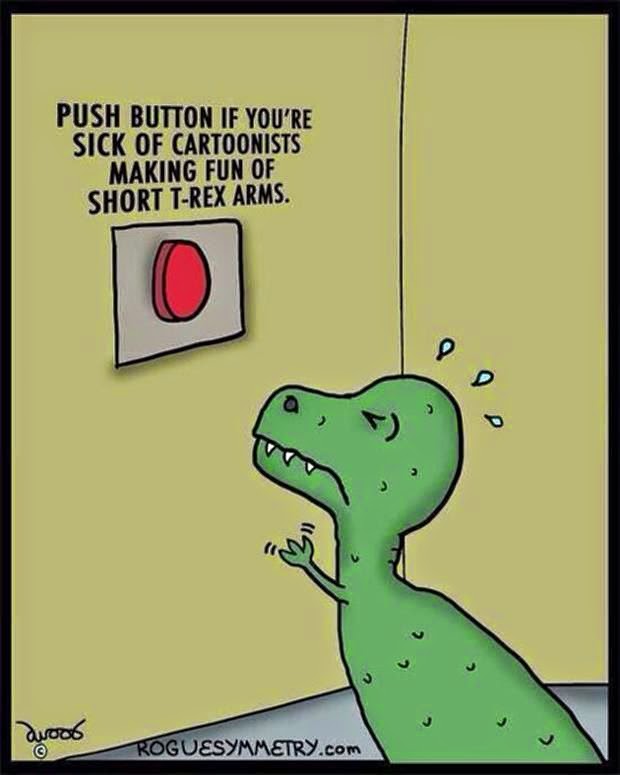 Al parecer los bracitos del T-Rex si servían para algo