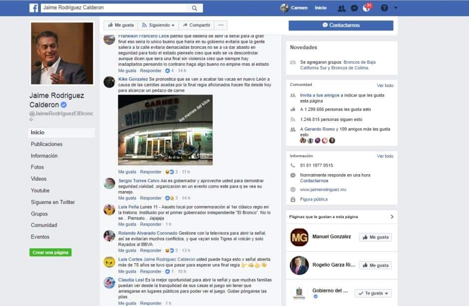 En redes sociales piden al “Bronco” abrir señal de la final