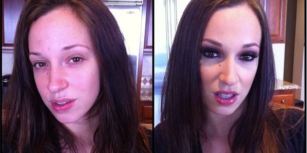 Actrices porno sin maquillaje: el antes y después, por la maquilladora Melissa Murphy (FOTOS)