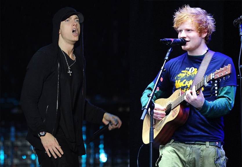 #MúsicaDeGafete Eminem y Ed Sheeran colaboran juntos en ‘River’