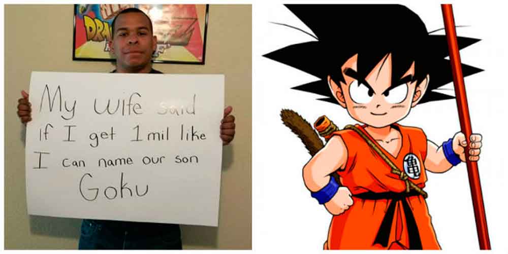 Hombre nombrará a su hijo ‘Goku Sánchez’ gracias a apuesta