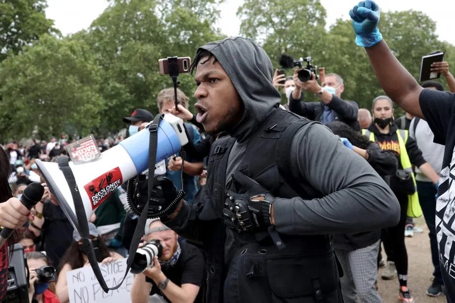 Conoce el discurso que dio John Boyega de Star Wars por el asesinato de George Floyd