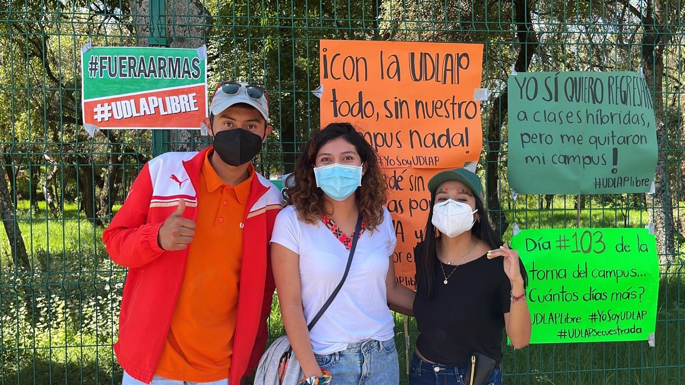 Caso UDLAP||Siete meses sin poder ingresar su campus de Cholula.