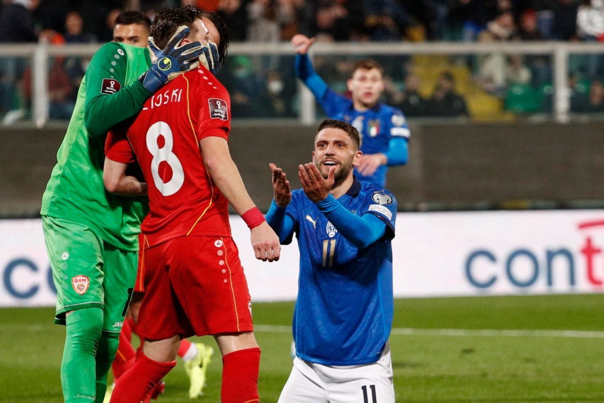 Italia pierde contra Macedonia del Norte y está fuera de la Copa del Mundo