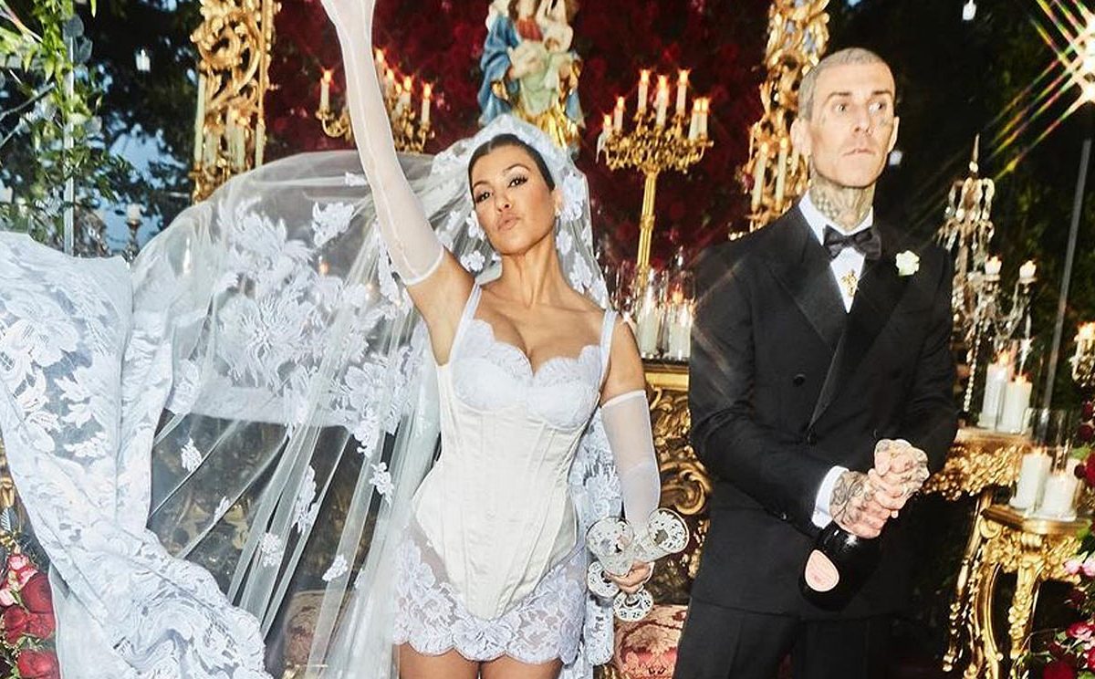 Kourtney Kardashian y Travis Barker celebrarán su tercera boda en un castillo italiano