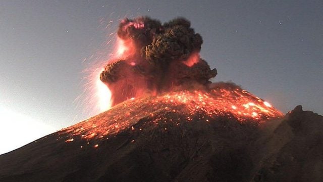 Zonas que serían afectadas si el Popocatépetl hace erupción