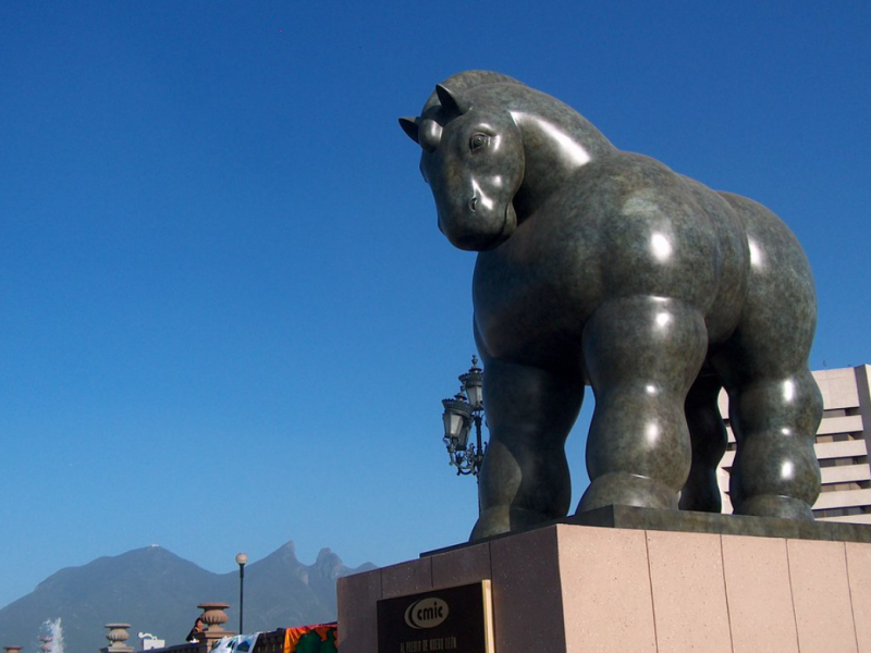 El Caballo de Botero estrena hogar en el corazón de Monterrey